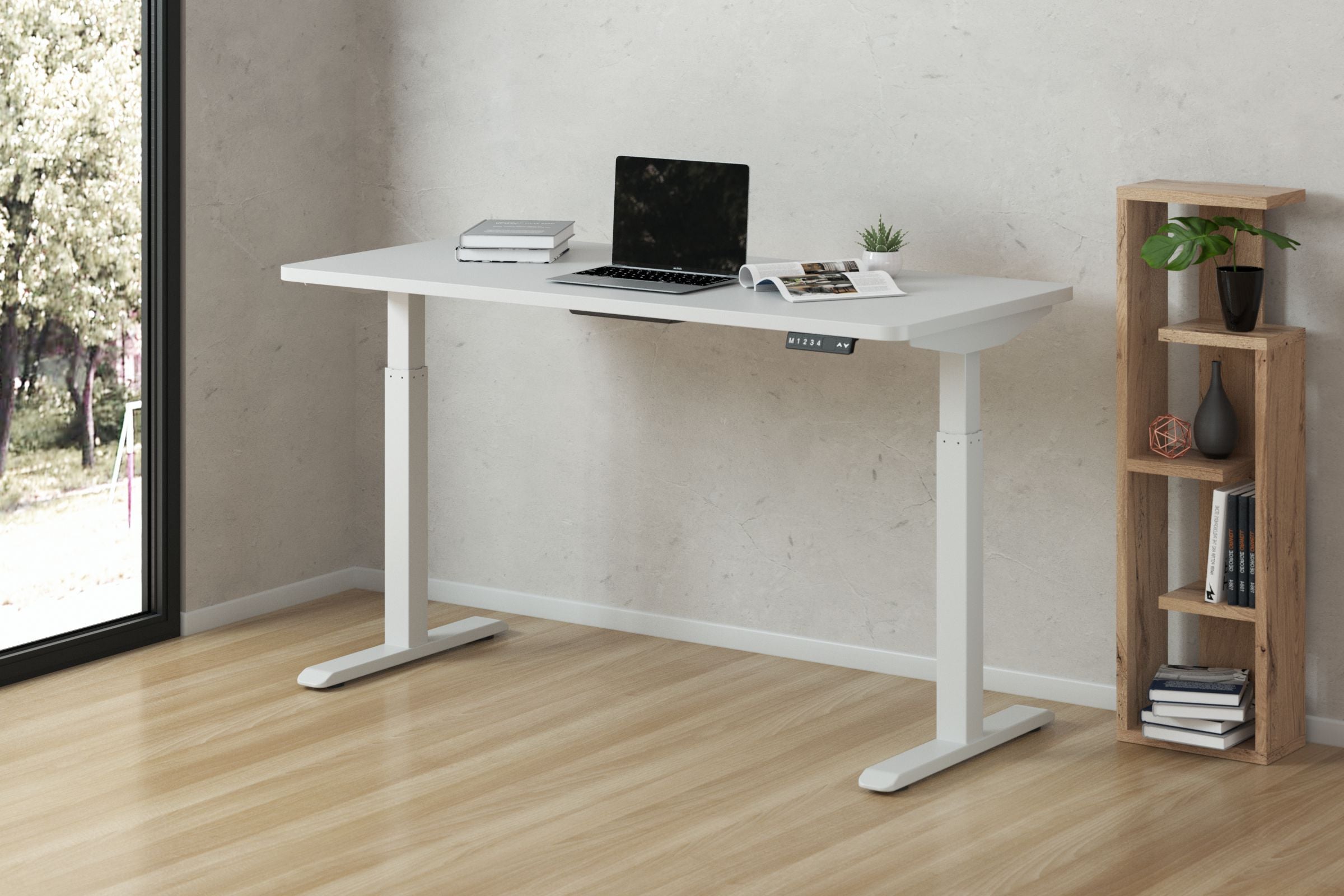 AOKE Wistopht SmartDesk Core White - 55" x 28" Classic - White