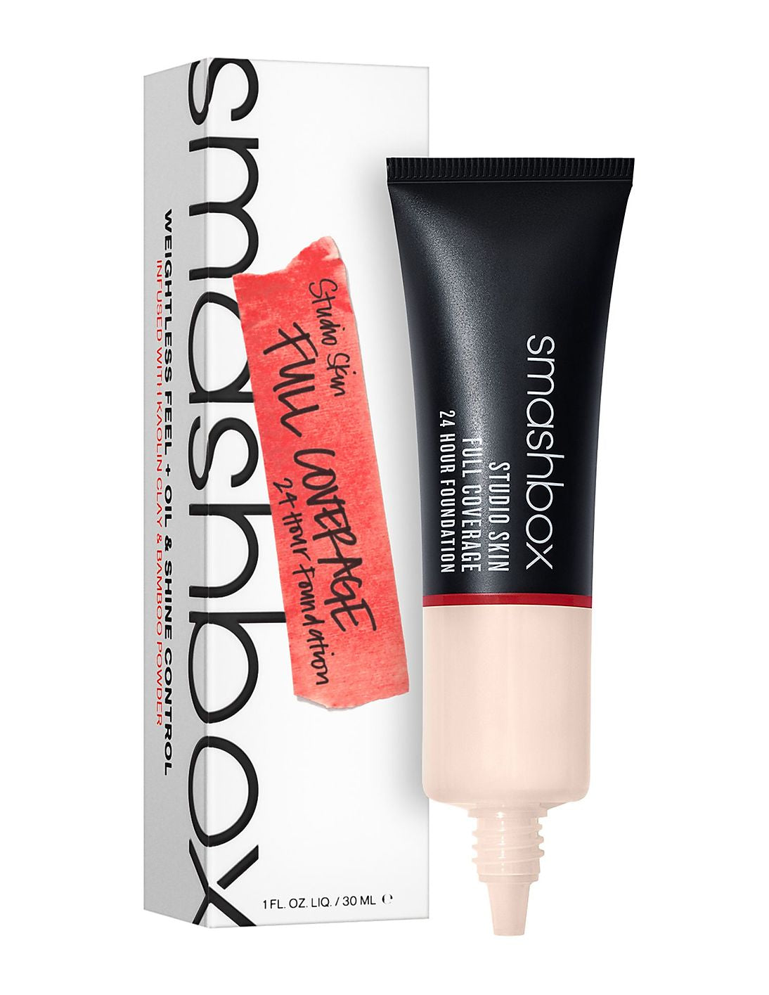 Smashbox Studio Skin High Cover Liquid Foundation 1 Fair Undertone Cool With Hints Of Peach 30 ml