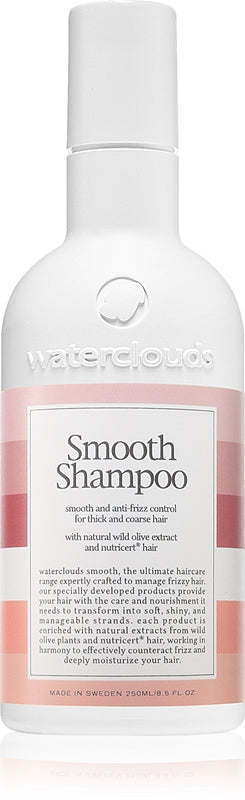 Waterclouds Shampoing lissant Smooth pour cheveux indisciplinés et crépus 250 ml