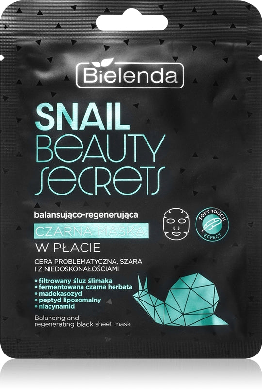 Bielenda Ślimak Beauty Maska regenerująca Secrets do cery problematycznej, trądzikowej