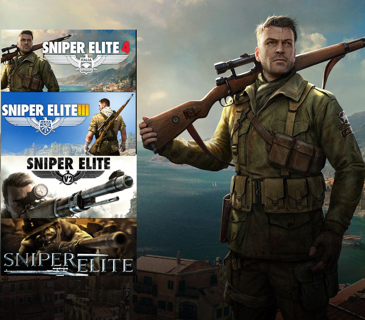 Sniper Elite Complete Pack RoW PC Steam CD Key