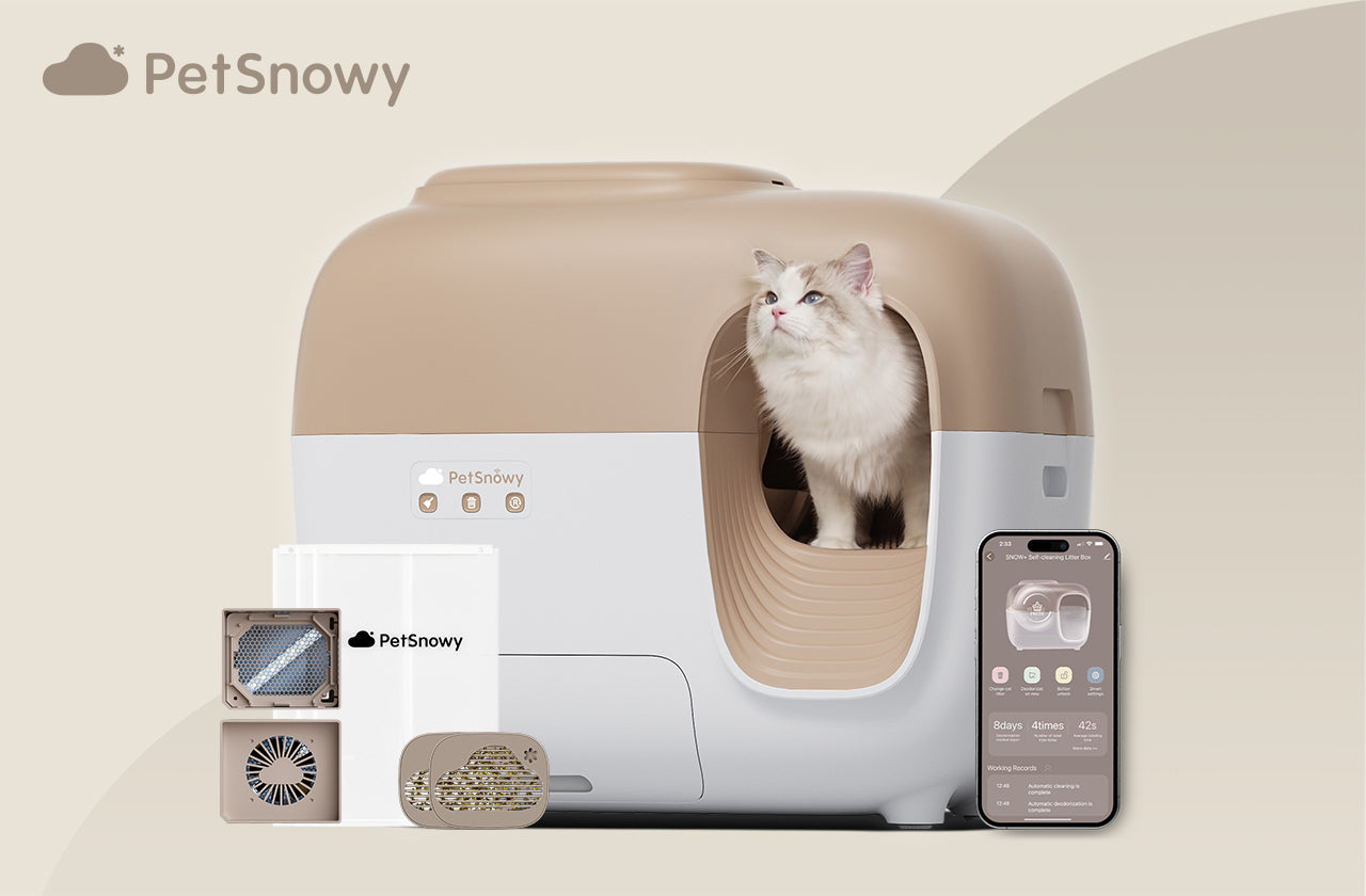 SNOW+ Self-Cleaning Cat Litter Box - Premium-Classic