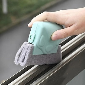 2Pcs Window Groove Cleaning Cloth Brush Slot Hand-held Door Gap Keyboard Kitchen Floor Gap Household Cleaning Tools