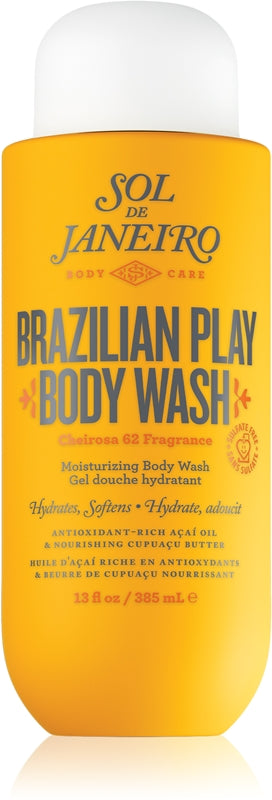 Sol de janeiro Brazilian 4Play Moisturizing Shower Cream-Gel - Fugtighedsgivende showercreme med duft af pistacie, saltet karamel og vanilje - 385 ml