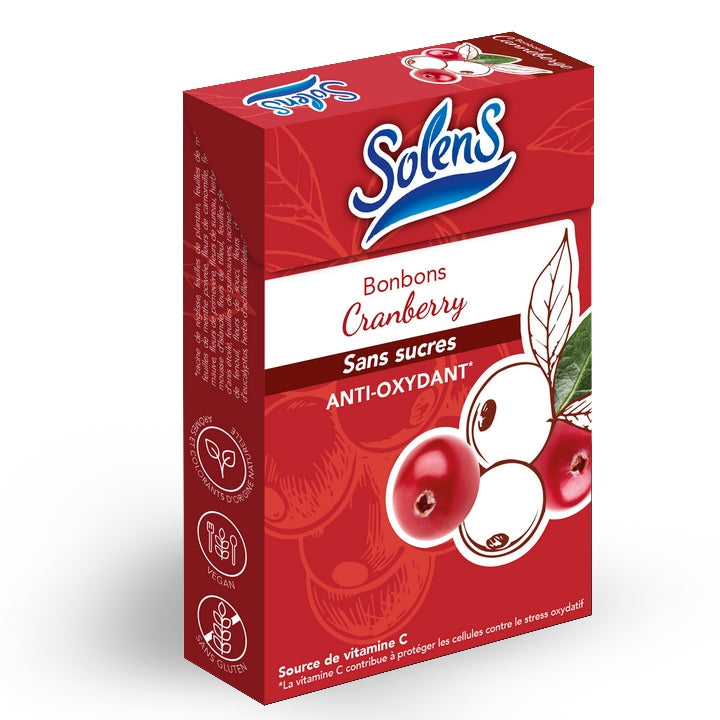 Solens Cranberry Candy – Zuckerfrei – Antioxidans 50 g
