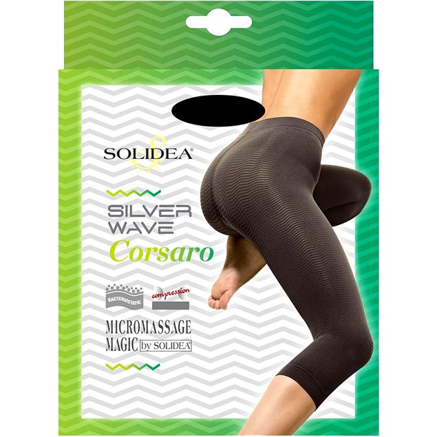 Solidea Silver Wave Corsaro Leggings Filato Batteriostatico Moka 5XXL