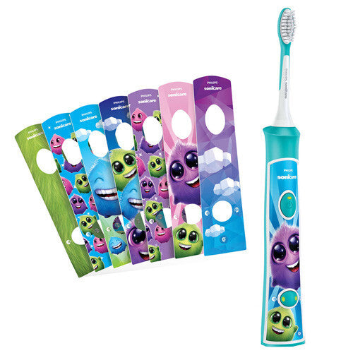 Elektryczna soniczna szczoteczka do zębów dla dzieci z technologią Blue zębów Sonicare For Kids HX6322-04