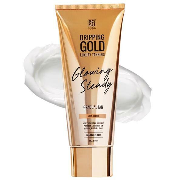 Dripping gold Self-tanning cream medium light Dripping Gold Glowing Steady 200ml