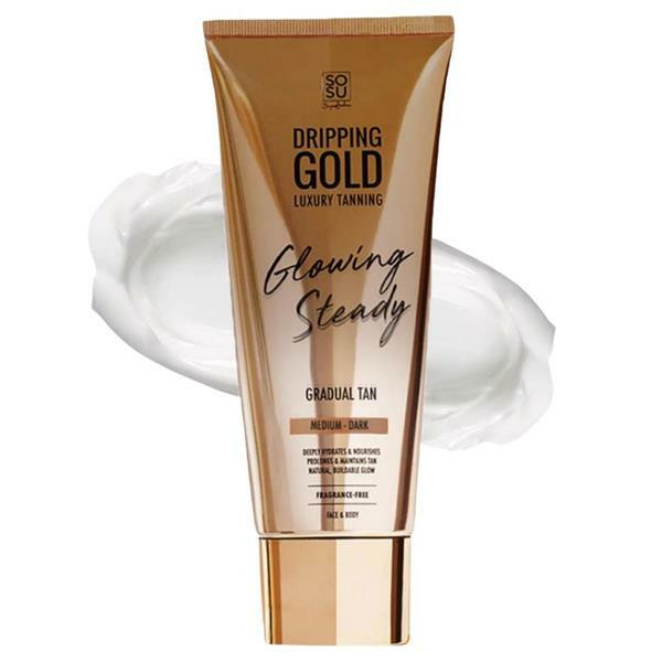 Dripping gold Self-tanning cream Medium dark Dripping Gold Glowing Steady 200ml