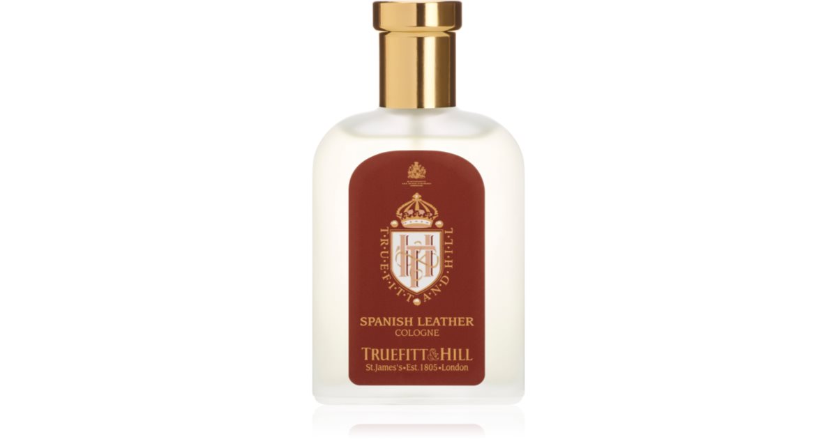 Truefitt & Hill Eau de Cologne en cuir espagnol pour homme 100 ml