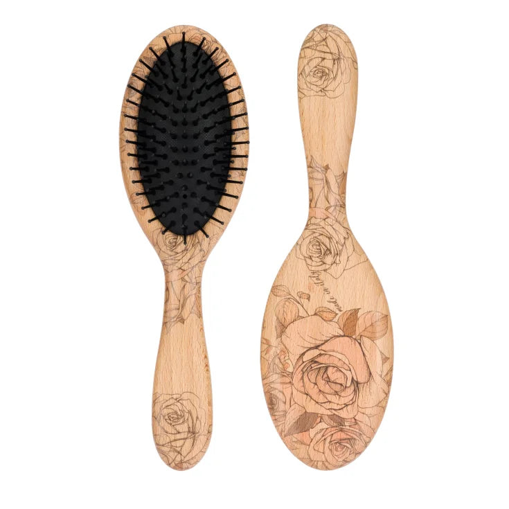 Beautytime international Szczotka Magnum Owalny Pink Róża Beautytime 1 sztuka