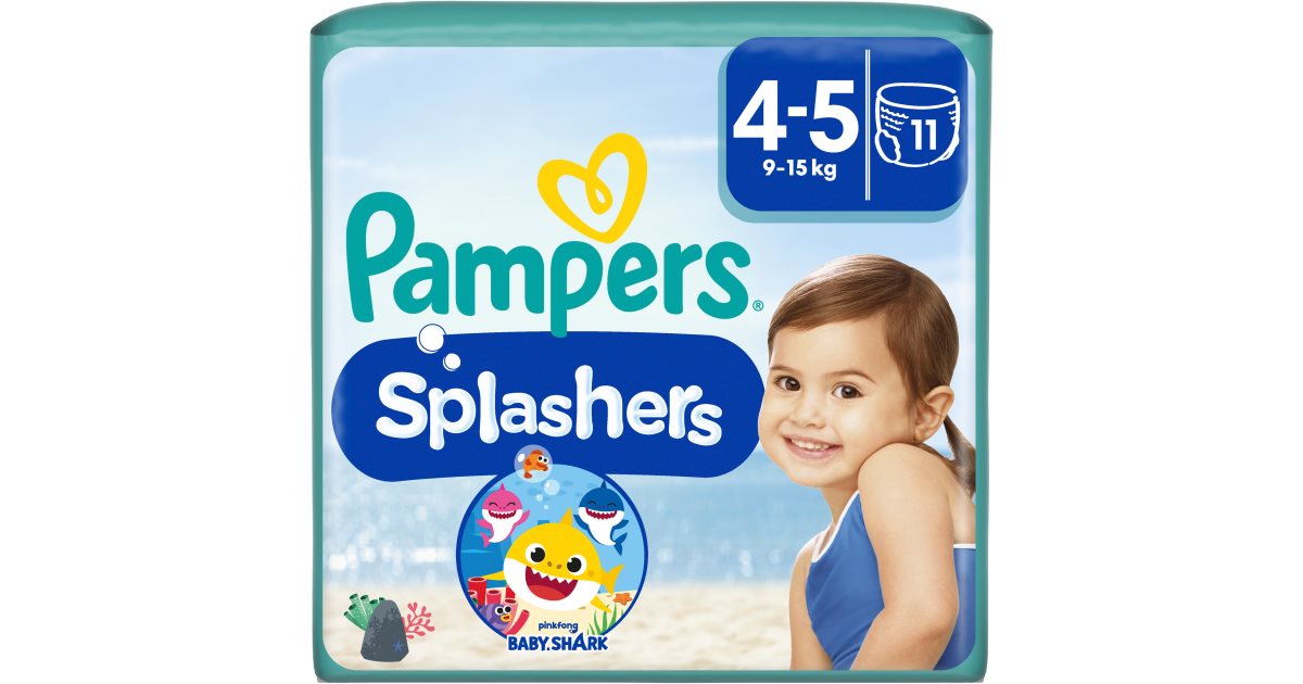 Pampers Splashers 4-5 couches de bain jetables 9-15 kg 1