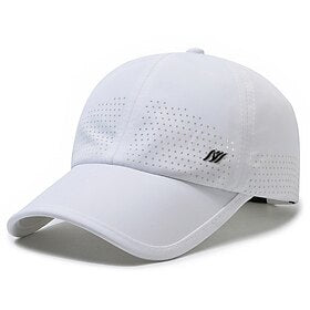 Homme Casquette de Baseball Chapeau de soleil Casquette Noir Blanche Polyester Maille Mode Décontractées Plein Air du quotidien Plein Ajustable Ecran Solaire R