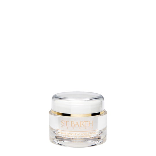 St. Barth kremmaske med rosa leire og pasjonsfrukt