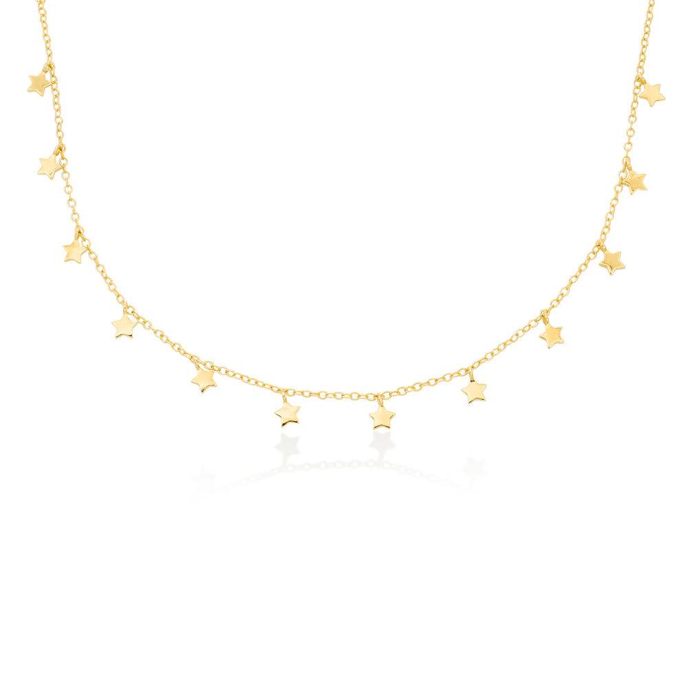 Star Choker Necklace in 18ct Gold Plating