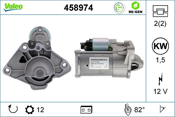 Starter VALEO 458974