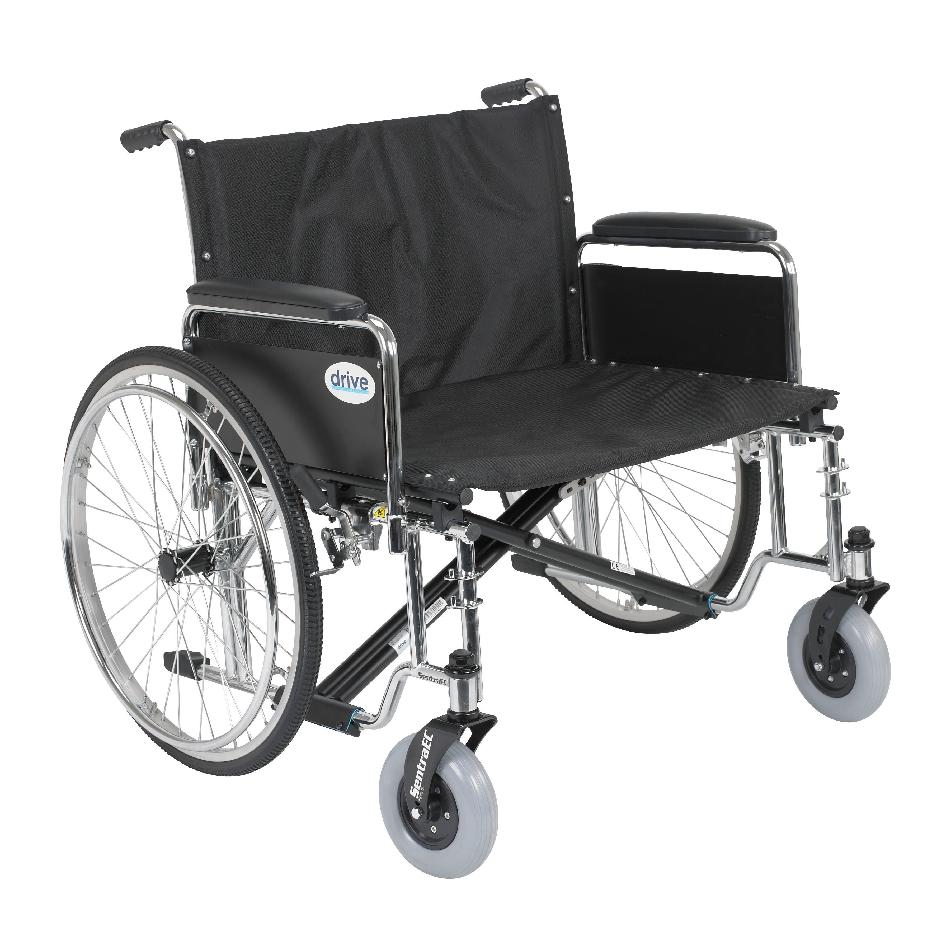 Sentra EC Heavy Duty XX Wheelchair, 30", Full Arms - no front riggings