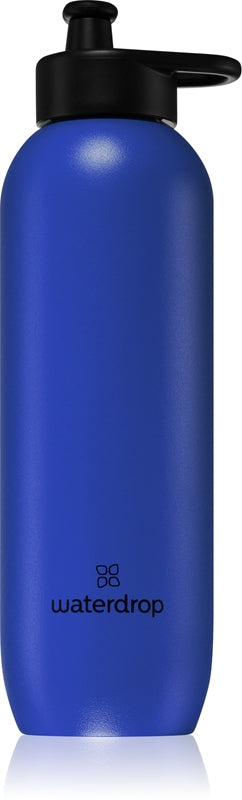 Waterdrop Ultralehká nerezová láhev na vodu Steel, bleskově modrá, 800 ml
