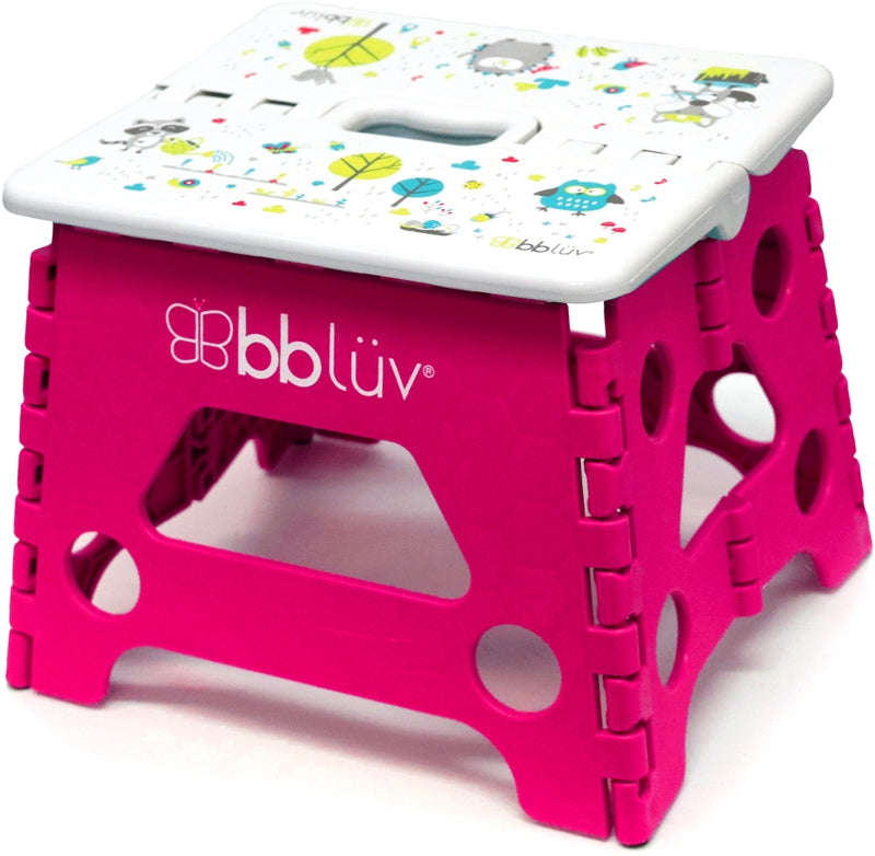 Taburete plegable infantil BBLÜV Stëp 22 x 18 x 18,2 cm rosa