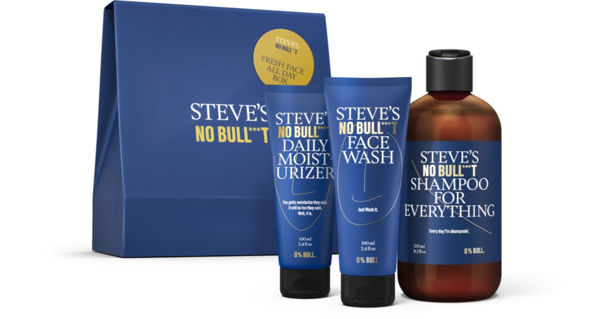 Steves no bull***t Establecer una cara fresca todo el día