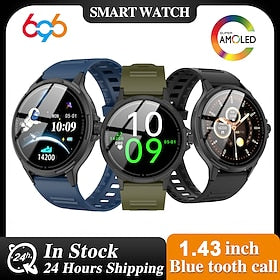 696 Y82 Slimme horloge 1.9 inch(es) Slimme armband Smartwatch Bluetooth Stappenteller Gespreksherinnering Slaaptracker Compatibel met: Android iOS Heren Handsf