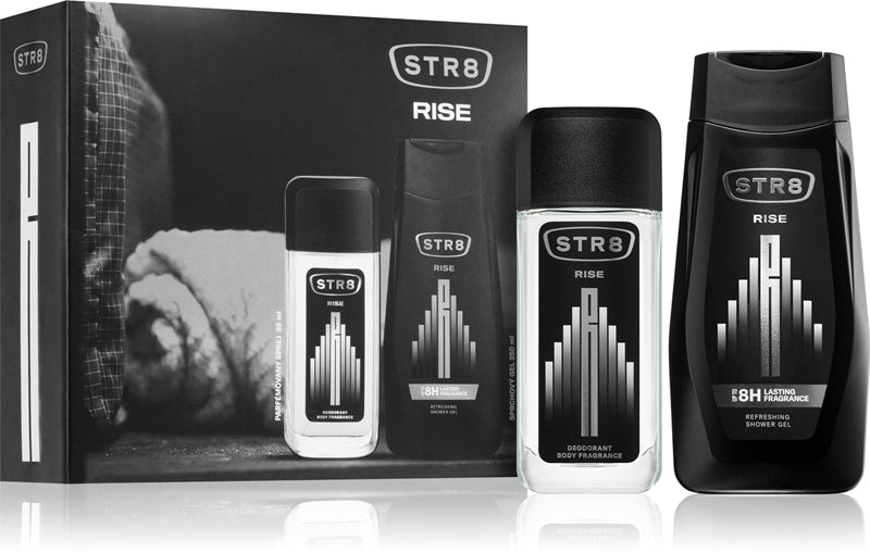 Str8 Rise deodorant 85 ml och duschgel 250 ml presentset