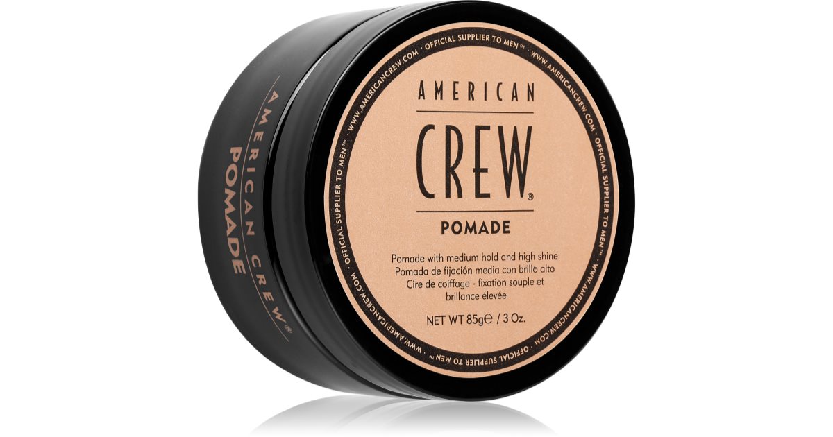 American Crew Pommade coiffante pour cheveux avec brillance intense 85 g
