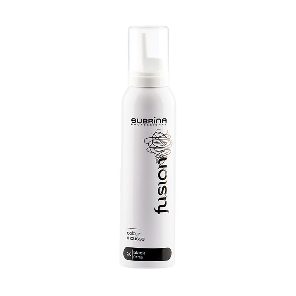 Subrina Professional Spumă Fusion pentru păr fără clătire 2-0 negru 125 ml