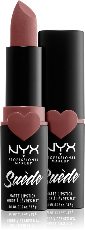 NYX Profesionální make-up Suede Matte Lipstick Color 05 Brunch Me 3,5g