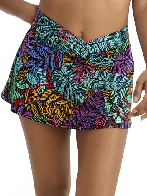 Panama Palms Summer Lovin' Skirted Bikini Bottom