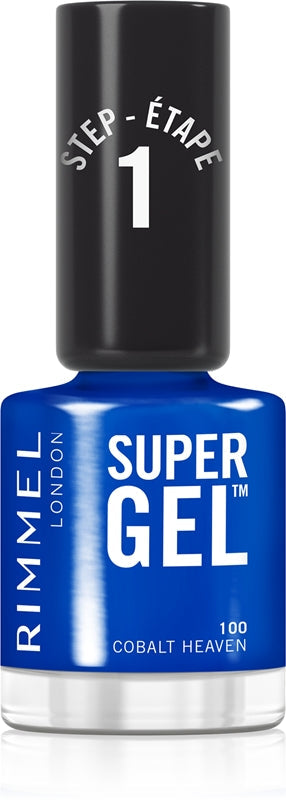 Rimmel Super Gel Nail Polish Żel Bez Lampy UV-LED Kolor 100 Cobalt Heaven 12 ml