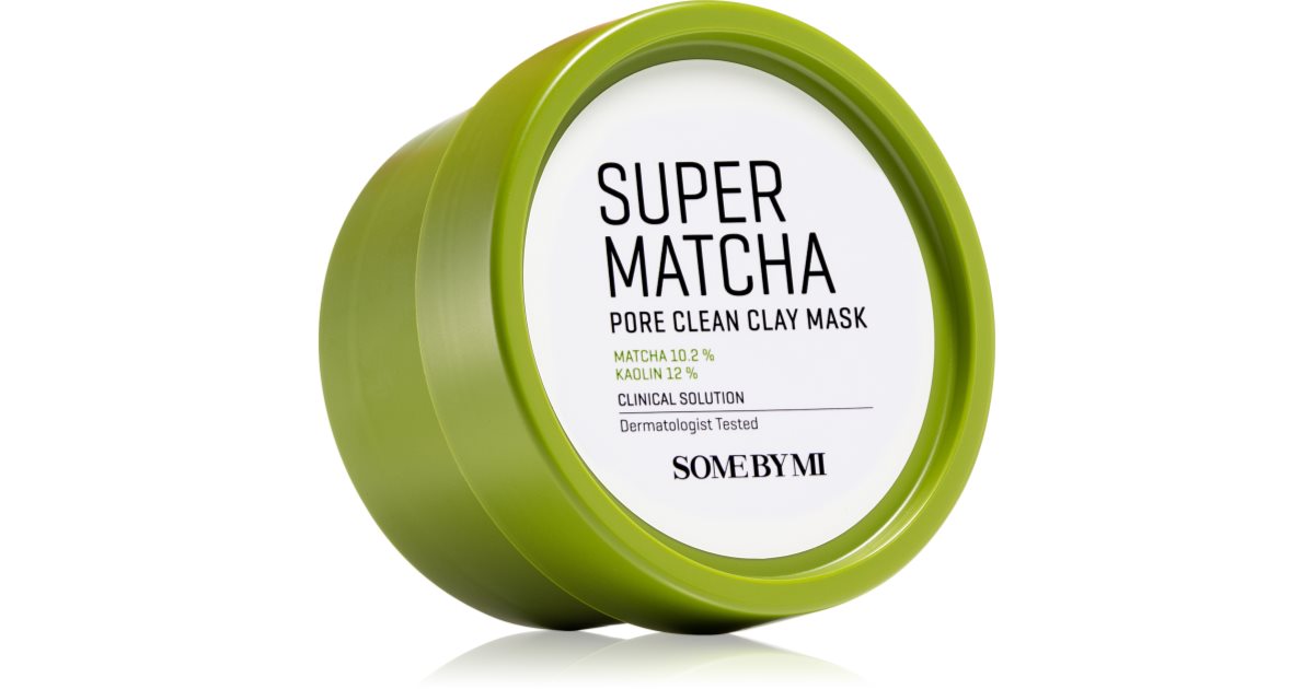 Some By Mi Super Matcha Pore Clean cleansing clay face mask to close pores 100g