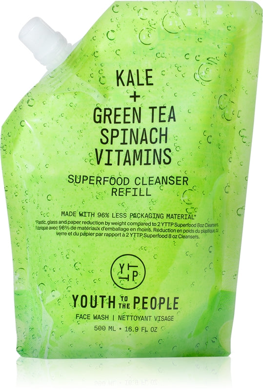 Youth Til Folket Superfood påfyllbar rensegelé 500 ml