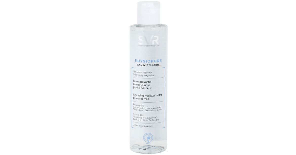 SVR PHYSIOPURE EAU MICELLAIRE - Cleansing Cleanser, Delicate Purity 200ml