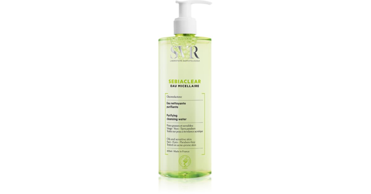 SVR SEBIACLEAR EAU MICELLAIRE - Cleansing, Purifying Cleanser 400ml