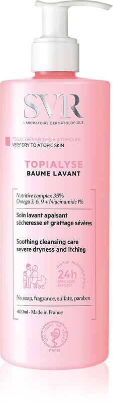 SVR Topialisi zklidňující čistící balzám na suchost a silné škrábání 400ml