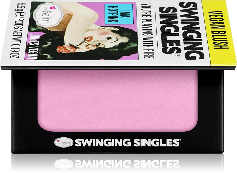 theBalm Swingende singler Blush kompakt farve Ima Hotpink 5,5 g