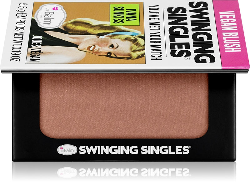 theBalm Swinging singlar Blush kompakt färg Ivana Sunkiss 5,5 g