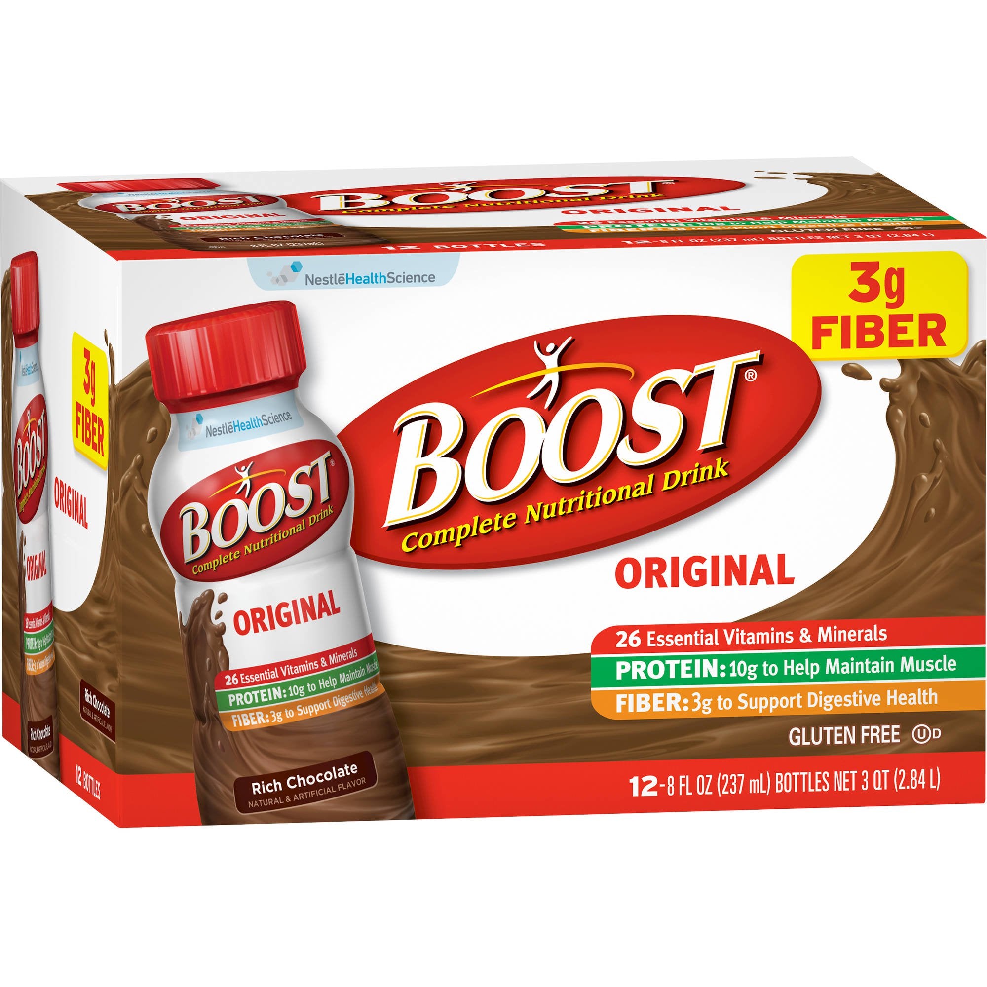 BoostOriginal Oral Supplement, Creamy Strawberry, 24 Each - Case