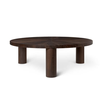Ferm Living - Table basse Post - Bois naturel - Placage chêne fumé - Designer Trine Andersen