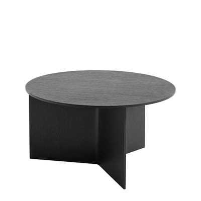 Hay - Table basse Slit - Noir - Placage de chêne - Designer Hay Studio
