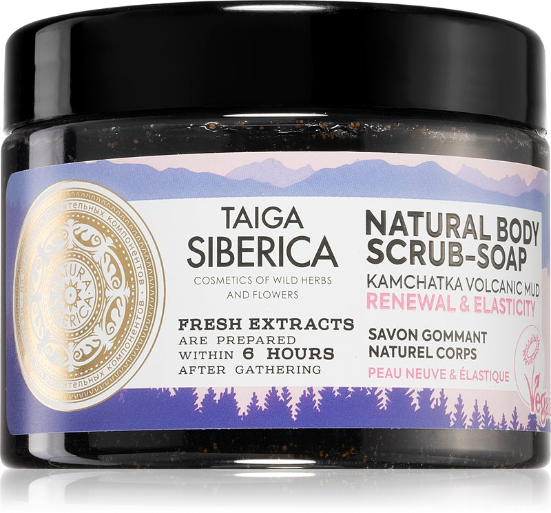 Natura Siberica Taiga Siberica Kamchatka vulkansk mudder opstrammende kropscrub 300ml