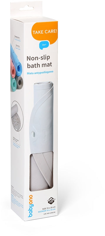 BabyOno Take Care Non-Slip Bath Mat Non-Slip Bathtub Mat White 70x35cm