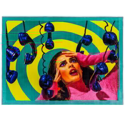 Seletti - Tapis Toilet Paper - Multicolore - Polyamide - Designer Pierpaolo Ferrari