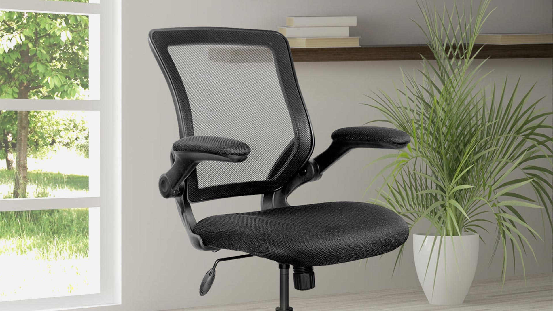 Techni Mobili Mesh Task Office Chair Black