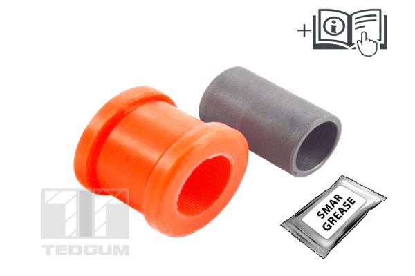Mounting, shock absorbers TEDGUM TED43586