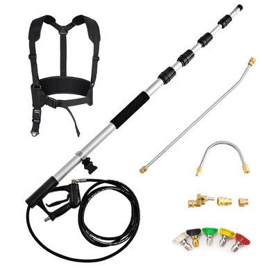 18-Foot Telescoping Pressure Washer Extension Wand Kit