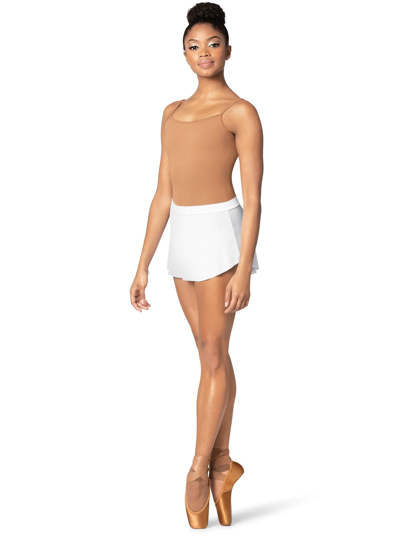 Theatricals Girls Tapered Pull-On Ballet Skirt White S TH5125C