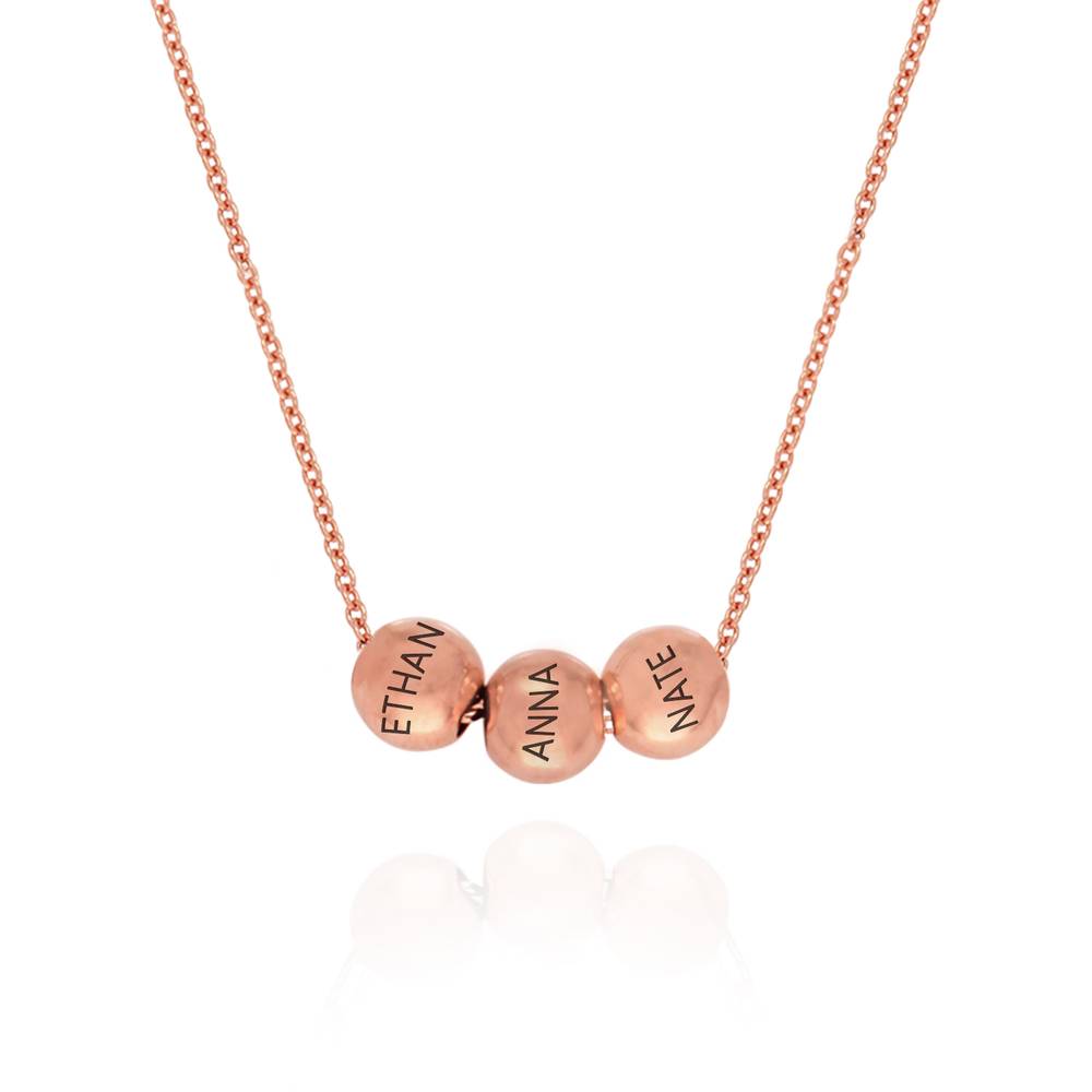 The Balance Charm Necklace in 18ct Rose Gold Plating