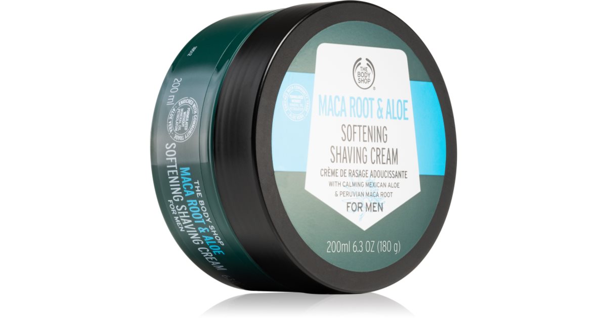 The Body Shop Maca Root & Aloe Shaving Cream for Men 200ml
